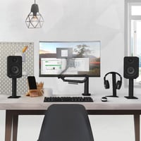 Kanto SP9 univerzális asztali hangszóróállvány, 2 db - fekete 7