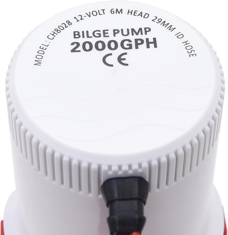 KAOLALI 12V 2000GPH Bilge Szivattyú 29mm Hajó Vízszivattyú Tengerészeti