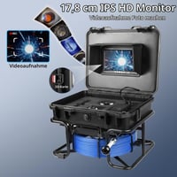 Potrubná inšpekčná kamera KAOLALI s 30 m káblom a osvetlením, 7-palcová kanalizačná kamera s DVR rekordérom 4