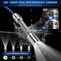 KAOLALI potrubná inšpekčná kamera 50 m s 1080P DVR rekordérom, endoskop na kontrolu potrubia 6