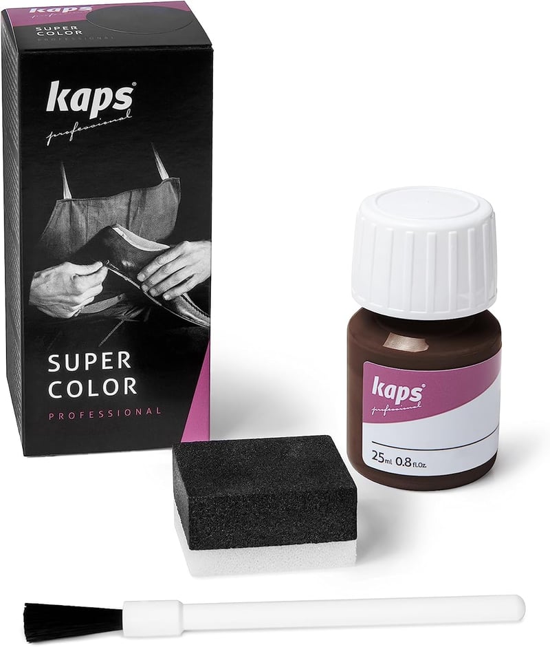 Kaps Super Colour bőrfesték 25ml Csokoládé 180 természetes bőrhöz