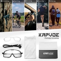 KAPVOE Fotokróm Kerékpáros Napszemüveg UV400 Védelemmel Férfi Női 6