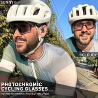 KAPVOE Fotokróm Kerékpáros Napszemüveg UV400 Védelemmel Férfi Női 2