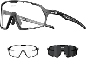 Ochelari de ciclism fotocromatici KAPVOE K160 cu protecție UV400, unisex