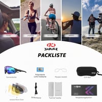 Polarizačné cyklistické okuliare KAPVOE s 5 vymeniteľnými sklami, unisex športové slnečné okuliare pre mužov a ženy, na cestnú cyklistiku 6