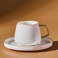 Karaca Saturn Gold Kávéscsésze Szett 6 Személyre, 12 Részes Porcelán Espresso és Csésze Alj 4