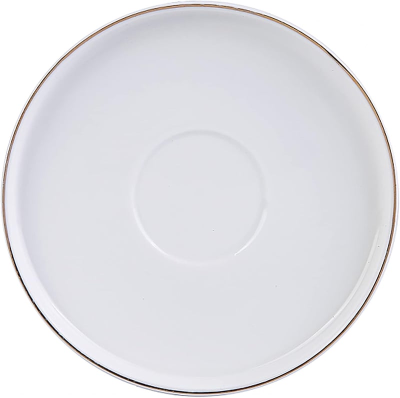 Karaca Saturn Gold Kávéscsésze Szett 6 Személyre, 12 Részes Porcelán Espresso és Csésze Alj