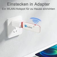 Karbor 4G LTE WiFi USB modem 300 Mbps, mobilný širokopásmový dongle, až pre 10 zariadení, s externou anténou, na cesty a na pracovné účely 6