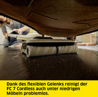 Akumulátorový čistič podláh Kärcher FC 7 Cordless, so 4 rotujúcimi valcami z mikrovlákna, výdrž batérie 45 minút, plošný výkon 175 m² 6