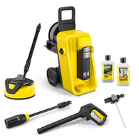Aparat de spălat cu presiune Kärcher K 4 Comfort Premium Home, 130 bar, 420 l/h, furtun flexibil, tambur pentru furtun, 4-in-1 Multi Jet, Home Kit 1