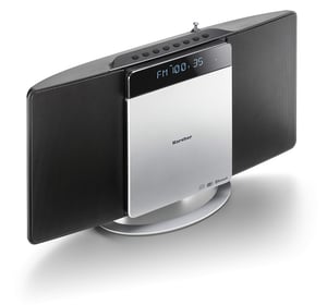 Sistem Stereo Compact Karcher MC 6580D - CD Player, Bluetooth, Radio DAB+ și FM, USB MP3, Ceas deșteptător, Negru
