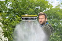 Kefa na podlahu Kärcher PS 30 Power Scrubber – žltá/čierna, 360-stupňová čistiaca hlava, 3 vysokotlakové trysky, kompatibilná s vysokotlakovými čističmi radu K2–K7 5