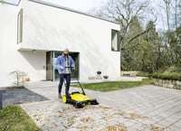 Kärcher S6 Twin Kézi Seprőgép - Kültéri Takarítógép Összecsukható Alumínium Nyéllel, Sárga-Fekete, 15,4 kg 2