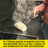 Kärcher SC 2 Deluxe parni čistač - spremnik od 1 l, 3,2 bara, 1500 W, s kompletom za čišćenje podova 2