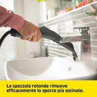 Kärcher SC 2 Deluxe parni čistač - spremnik od 1 l, 3,2 bara, 1500 W, s kompletom za čišćenje podova 6