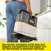 Kärcher SE 2 Spot Care tepovač a vysávač, 450 W, 1,5 l nádrž, plošný výkon 2,89 m², biela, hubica na čistenie škvŕn 7