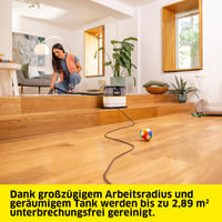 Kärcher SE 2 Spot Care tepovač a vysávač, 450 W, 1,5 l nádrž, plošný výkon 2,89 m², biela, hubica na čistenie škvŕn 4