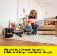 Tepovač Kärcher SE 3 Compact, 500 W, 1,7 l nádrž na vodu, 4,1 kg, biela 3