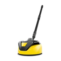 Curățitor de suprafețe Kärcher T-Racer T 5 pentru suprafețe mari - Protecție împotriva stropirii, două duze cu jet plat, negru-galben 2