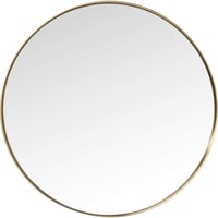 Kare Design Curve MO Brass kerek fali tükör, arany, vékony keret, modern dizájn, 100x100x5 cm 1