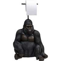 Kare Design držač za rolu papira figura sjedećeg gorile, ručno izrađen dodatak za kupaonicu, 51 cm, crni 1