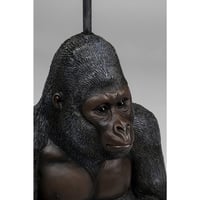 Kare Design držač za rolu papira figura sjedećeg gorile, ručno izrađen dodatak za kupaonicu, 51 cm, crni 3