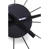 Ceas de perete Kare Design Umbrella – aluminiu negru, diametru 100 cm 3