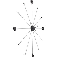 Ceas de perete Kare Design Umbrella – aluminiu negru, diametru 100 cm 4