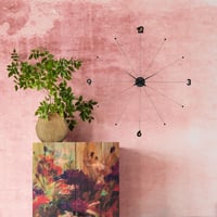 Ceas de perete Kare Design Umbrella – aluminiu negru, diametru 100 cm 2