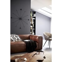 Ceas de perete Kare Design Umbrella – aluminiu negru, diametru 100 cm 5