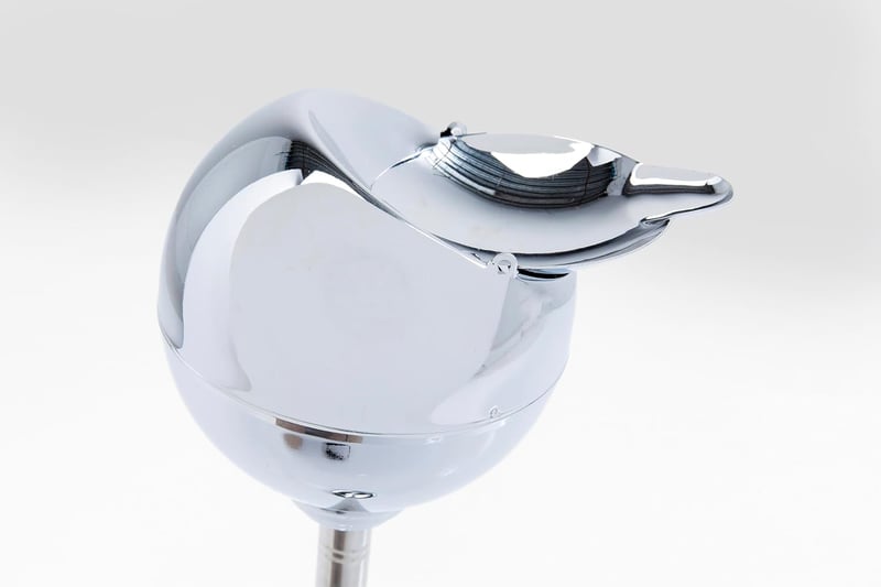 KARE Spheric Design állóhamutartó króm kültéri magasságállítható 72cm - Chrome, Outdoor