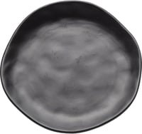 KARE Teller Organic 16 részes fekete kerámia étkészlet 20 cm tányér 1