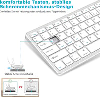 KARFUN Bluetooth Billentyűzet Vezeték Nélküli iPad iPhone Laptop Android iOS 4