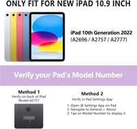 KARFUN iPad 10/11 Billentyűzetes Tok 360° Forgatható Bluetooth QWERTZ Trackpad 6