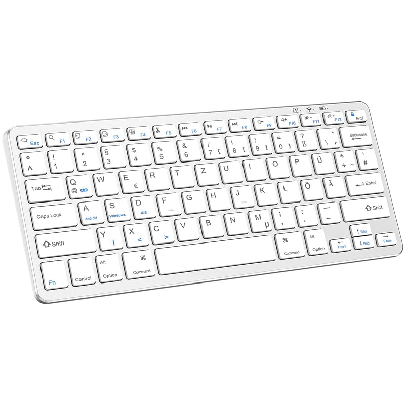 Tenká Bluetooth klávesnica KARFUN pre iPad, iPhone a notebooky