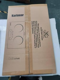 Karinear 2 égőfejes üveg főzőlap 3200W hordozható infravörös timer funkcióval 8