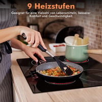 Karinear 4 égőfejes üvegkerámia főzőlap 60cm, beépíthető, érintésvezérlés, 6000W 8
