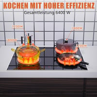 Karinear 4 égőfejes üvegkerámia főzőlap 60cm érintésvezérlés időzítő 3