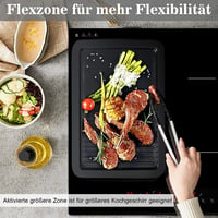 Karinear 4 zónás beépíthető indukciós főzőlap 60 cm Flex Zone csúszkával 2