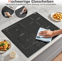 Karinear 4 zónás beépíthető indukciós főzőlap 60 cm Flex Zone csúszkával 7