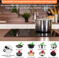 Karinear 60 cm beépíthető indukciós főzőlap 3 zónás érintésvezérléssel és időzítővel 5