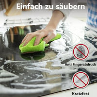 Plită ceramică încorporabilă Karinear, 60 cm, 3 zone, 5200W, control tactil, blocare pentru copii, temporizator. 8