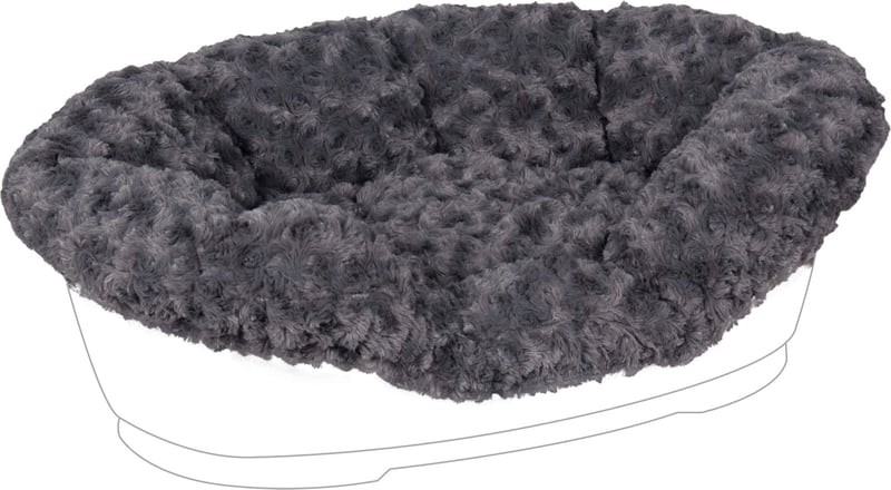 Poťah na pelech pre psa Karlie Flamingo Cuddly pre kôš Domus 80 cm – sivý