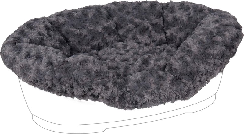 Karlie Flamingo Kutyaágy XL Méret Domus Kosárhoz Puha Fekvőhely - x-large, gray