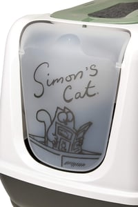 Karlie Simon's Cat macska WC 50x37x39 cm - Fedél nélküli macskatoalett nagy méretű cicáknak 3