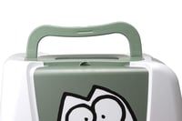 Karlie Simon's Cat macska WC 50x37x39 cm - Fedél nélküli macskatoalett nagy méretű cicáknak 7