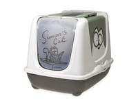 Karlie Simon's Cat macska WC 50x37x39 cm - Fedél nélküli macskatoalett nagy méretű cicáknak 2