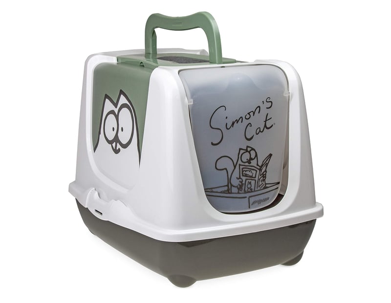 Karlie Simon's Cat macska WC 50x37x39 cm - Fedél nélküli macskatoalett nagy méretű cicáknak