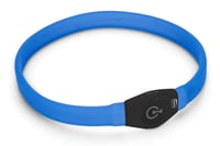 Zgardă LED Karlie Visio Light pentru câini cu păr lung - mărimea L 65x2,5 cm - Albastru 1