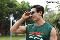 Karsaer Polarizált Sportolási Napszemüveg Kerékpár Motorkerékpár Baseball Fiataloknak 7